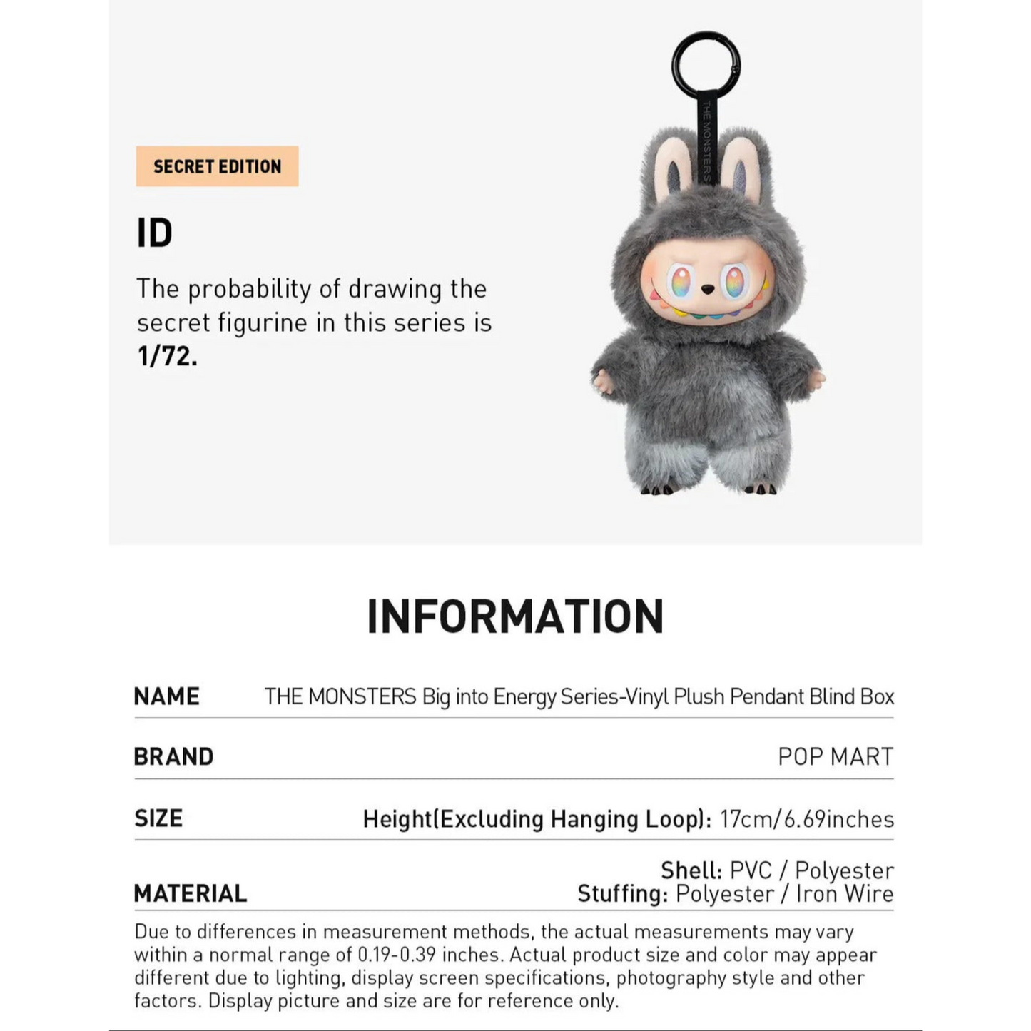 Labubu Big Into Energy V3 Blind box [BUY 1 GET 2]